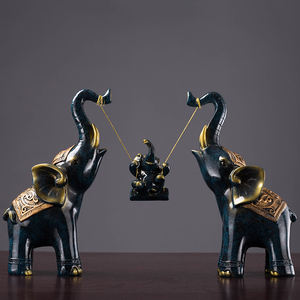 Creative <b>Elephant</b> Ornament Resin New Home Gift for Living Room Wine Cabinet Entrance TV Cabinet Home Room <b>Decoration</b> - Product Image 5