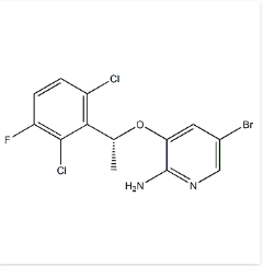 (R)-5-Bromo-3-(1-(2,6-dicloro-3-fluorofenil)etossi)piridin-2-ammina CAS:877399-00-3 reagente chimico - Product Image 2
