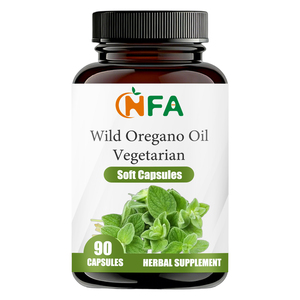 Capsules végétariennes d'huile d'origan sauvage OEM ODM avec huile d'origan pour soutenir la santé cellulaire, digestive, orale et respiratoire - Product Image 1