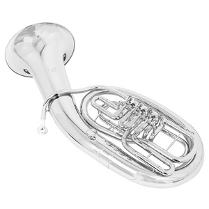 <span class=keywords><strong>Tuba</strong></span> LADE Barry East de 4 Llaves Bombardino Big Hug con Tono en Si Bemol Plateado Niquelado Bajo Superior - Product Image 2