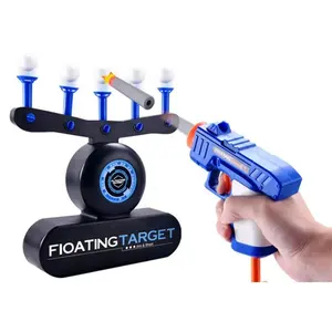 EVA Soft Bullet Gun With Suspended Ball Target Shooting Indoor Games Interactive Electric Toys Hobbies Guns For Kids