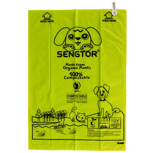 Bolsas para caca de perro al por mayor, bolsas biodegradables para caca de perro, gruesas y fuertes, a prueba de fugas, para exteriores, ecológicas, portátiles, de almidón de maíz, bolsas para caca de perro - Product Image 6