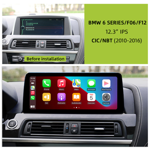 12.3 pouces F12 Android 11.0 lecteur multimédia de voiture pour BMW série 6 F06 F12 2010-2016 CIC NBT 6 + 128 Support 4G WIFI Carplay - Product Image 4