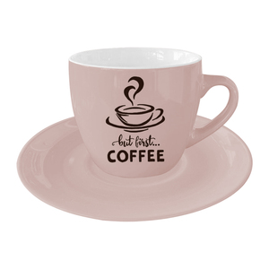 Elegant Durable Porcelain Ceramic Cup with Saucer Eco-Friendly Oven/Dishwasher Safe Modern Design for Coffee & Tea - Product Image 5
