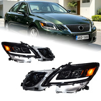 Phares Bi-LED Plug and Play Nouveau Style pour Lexus GS S190 2004-2011 avec Feux de Jour (DRL) et Clignotants Séquentiels – Remplacement Direct et Amélioration