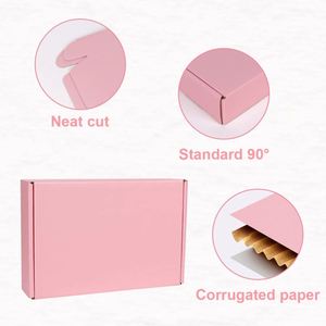 30 <b>Pack</b> 9x6x2 Inch Pink Shipping <b>Boxes</b>,Pink <b>Boxes</b> Corrugated Mailer <b>Boxes</b> for Packaging - Product Image 6