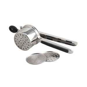 Stainless Steel Potato <b>Ricer</b> & Masher | Perfect for Mashed Potatoes | Kitchen Tool with 3 Interchangeable Discs - Product Image 2