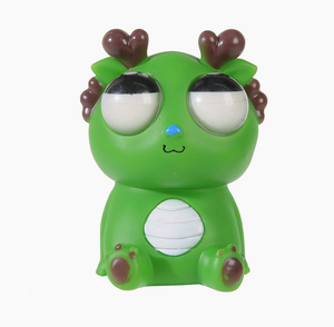 Juguete Antiestrés <span class=keywords><strong>de</strong></span> Dragón con Ojos Saltones, Juguete Sensorial para Apretar, Regalo Promocional con Logotipo Personalizado OEM - Product Image 3