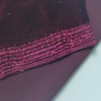 Velours coréen de qualité supérieure le plus vendu élégant et confortable 90% polyester 10% spandex à la mode et élégant