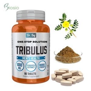 Suplementos nutricionales de nivel alimenticio Tribulus Terrestris Epimedium Ginseng extracto tabletas - Product Image 1