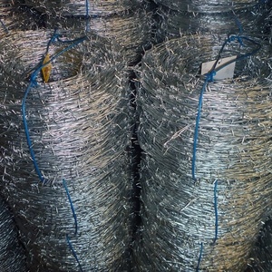 Rouleaux de 15 kg fabriqués directement en usine clôture de fil de fer <span class=keywords><strong>barbelé</strong></span> galvanisé fil de 2 mm 4 points 10 cm de distance <span class=keywords><strong>tendeur</strong></span> de fil de fer <span class=keywords><strong>barbelé</strong></span> 500 mètres - Product Image 6