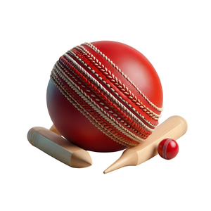 Ballon de cricket en cuir rouge cousu à la main JNA Group (2,6 lb) pour l'entraînement et les matchs de cricket - Product Image 1