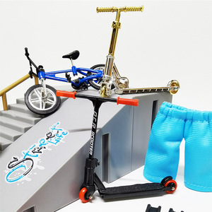 Kit de <span class=keywords><strong>skatepark</strong></span> : Ensemble d'accessoires en alliage pour trottinette à doigts, planche à doigts et vélo de piste - Product Image 3