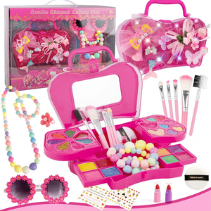 Jinying – Coffret de Maquillage Lavable 15 Pièces pour Enfants, Kit de Beauté Princesse, Jouet d'Imitation pour Filles, Cadeau d'Anniversaire - Product Image 3