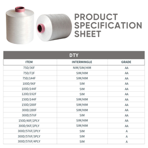 Hot Bán Chất Lượng Cao <span class=keywords><strong>Polyester</strong></span> Sợi Dệt Kim Sân Dty 150/48 Reliance <span class=keywords><strong>Polyester</strong></span> Dty Vẽ Kết Cấu Sợi Cho May - Product Image 3