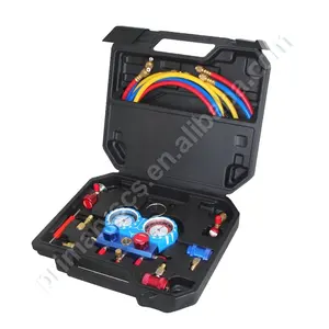 Good quality refrigeration tool R410 auto ac manifold gauge parts refrigeration manifold gauges set