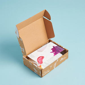 Wholesale Clothing Fold Kraft Paper Mailing Box Packaging Custom Biodegradable Corrugated Shipping Box - Product Image 2