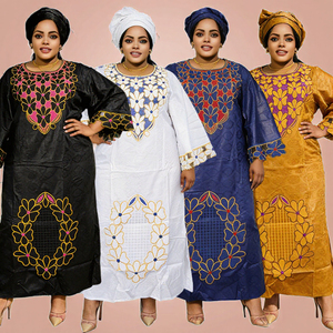 Vestidos Africanos Tradicionales para Mujer, Dashiki, Ankara, Bazin, Abayas, Túnica Musulmana, Kaftan, Vestido Largo Maxi de Verano Transpirable - Product Image 3