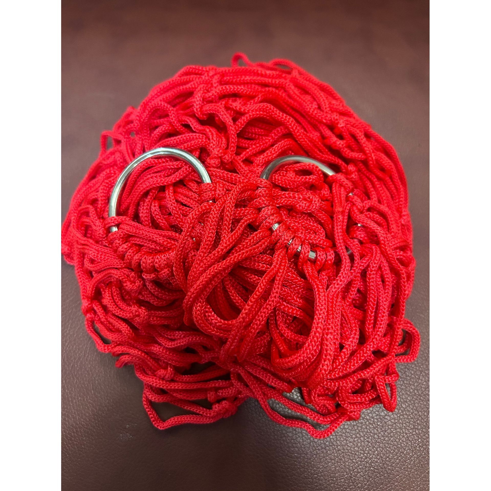 Sac en tissu épais en corde rouge