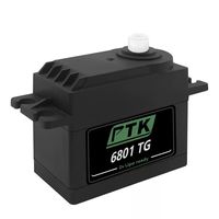 Servo Digital PTK 6801 TG 40g con Engranaje de Nylon, Motor con Torque de 7.3kg, Compatible con Batería Lipo 2s, para Aviones RC de Ala Fija, Autos RC y Helicópteros