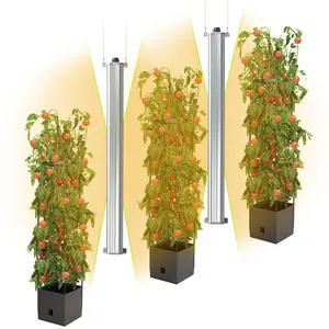 ETL Listed Plant Green Wall Agriculture Farming Vertical Garden Hydroponic Tomatoes Cucumbers Double Sided Grow Light