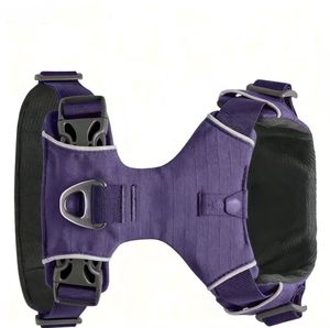 เสื้อกั๊กสายรัดสุนัขแบบยุทธวิธีเสื้อกั๊กสำหรับสัตว์เลี้ยงแบบไม่ต้องดึงพร้อมที่จับควบคุมง่ายสำหรับการเดินแถบสะท้อนแสง - Product Image 2