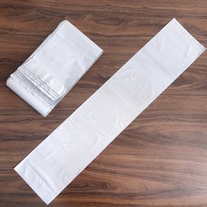 Sobres de polietileno largos de primera calidad, blancos mate, para embalaje de productos extendidos y enrollados, para pequeñas empresas - Product Image 2