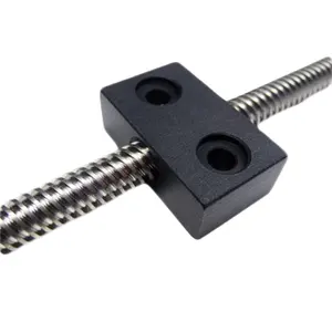 Fabricante de fábrica Producir plomo inoxidable CNC 16mm tornillo de avance SFU1605 tornillo de bola motor paso a paso micro motor paso a paso