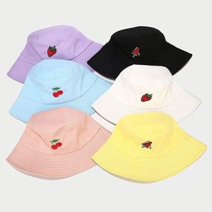 หมวกบักเก็ตปักลายแฟชั่น unisex ผ้าฝ้าย 100% หมวกทรงชาวประมงสำหรับฤดูร้อน เหมาะสำหรับผู้ชาย ผู้หญิง และวัยรุ่น - Product Image 3