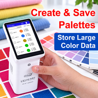 Colorimètre portable Linshang LS175 avec grande ouverture de 20 mm pour l'inspection des aliments, des fruits, des textiles et des plastiques