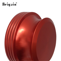 Pièces usinées CNC sur mesure, stabilisateur de poids pour disque vinyle LP HiFi en or doux, usinage CNC pour tourne-disque
