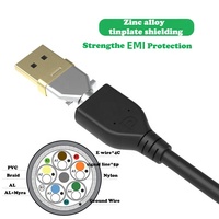 OEM Offre Spéciale dp câble version 2.1 mâle à mâle 40Gbps vitesse 16k 8k 4k HD pour câble de connexion d'ordinateur de jeu.