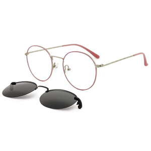 Vente chaude Optique Carré <span class=keywords><strong>Lunettes</strong></span> De Soleil Forme Ronde Magnétique Clip-On <span class=keywords><strong>Lunettes</strong></span> De Soleil <span class=keywords><strong>Lunettes</strong></span> Cadres - Product Image 1