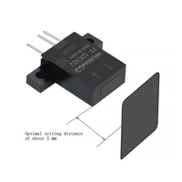 Sensor Fotoeléctrico Óptico con Ranura de 5 mm, Tipo Reflectante FF-UY302, Sensor Infrarrojo Micro Ranurado