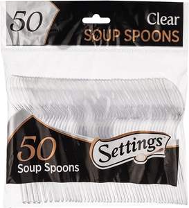 big heavy weight <b>soup</b> <b>spoon</b> PP Thickened Cutlery - Product Image 3