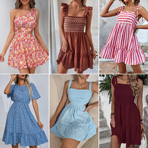 Stok Pakaian Bekas Wanita Harga Grosir Terbaik, Gaun Kasual Katun Lengan Pendek, Atasan Wanita, Stok Pakaian Bekas - Product Image 4
