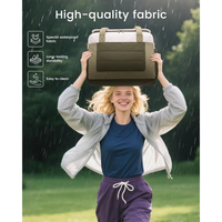 Petit sac de sport unisexe, avec grand porte-bouteille, style poche, sac de voyage portable pour le week-end avec compartiment à chaussures