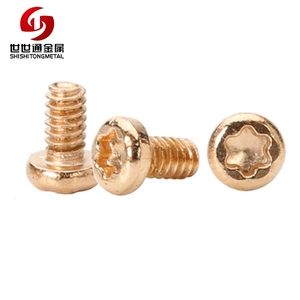 Offre Spéciale Chine Appareils Accessoires Standard <span class=keywords><strong>Rose</strong></span> Plaqué Or Petit Électroménager Vis - Product Image 1