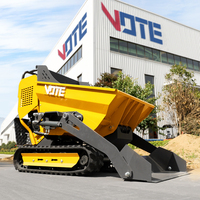 VOTE Mini-Dumper Multifunktionaler Raupen-Minidumper Mini-Transporter Kipplader für die Landwirtschaft