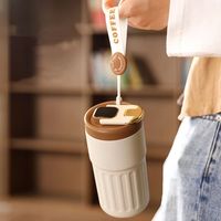 Tasse à café en acier inoxydable 316 de 14oz isolée sous vide Affichage de la température à double paroi avec tasse à café à écran tactile LED