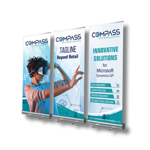 Impression de bannières enroulables UV avec support en aluminium, affichage promotionnel intérieur, usine d'impression au Vietnam - Product Image 5