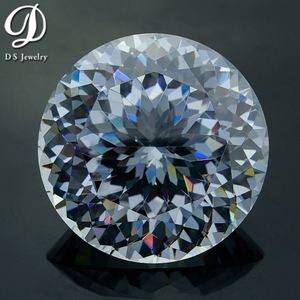 5A Rond Blanc 60mm Zircon Cubique Grande Taille CZ Gem Pierre - Product Image 1