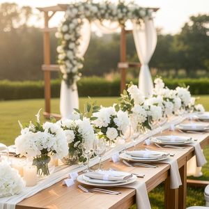 Auihiay <span class=keywords><strong>64</strong></span> Piezas de Cabezas de Flores de Hortensia Artificiales con Tallos para Bodas, Baby Showers, Fiestas, Decoración del Hogar y Jardín - Product Image 2