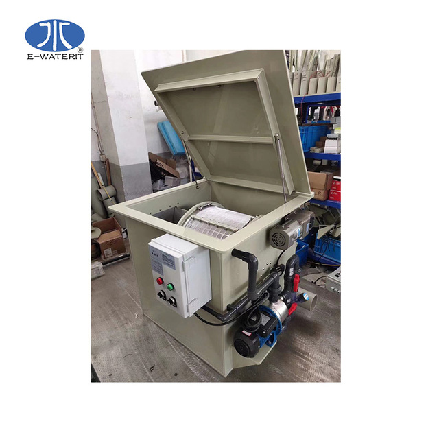 High Quality 10 T/H Aquaculture Rotary Drum Filter for Koi Pond Fishing Farming