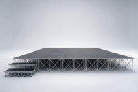 Scène mobile, plateforme de scène en alliage d'aluminium, scène pliable intelligente pour événements et concerts en plein air