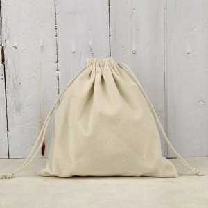 Pochette de rangement en coton biologique personnalisée, anti-poussière, avec cordon de serrage, pour colliers et montres - Product Image 2