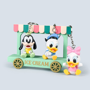 Cartone animato all'ingrosso Mickey <span class=keywords><strong>Minnie</strong></span> Donald bella 3D bambola portachiavi giocattolo di alta qualità per bambini borsa auto ciondolo chiave - Product Image 4