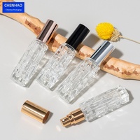 Flacon de parfum en forme de courge amère, flacon pulvérisateur de 10 ml, en verre rechargeable, modèle haut de gamme C008, emballage scellé en plastique