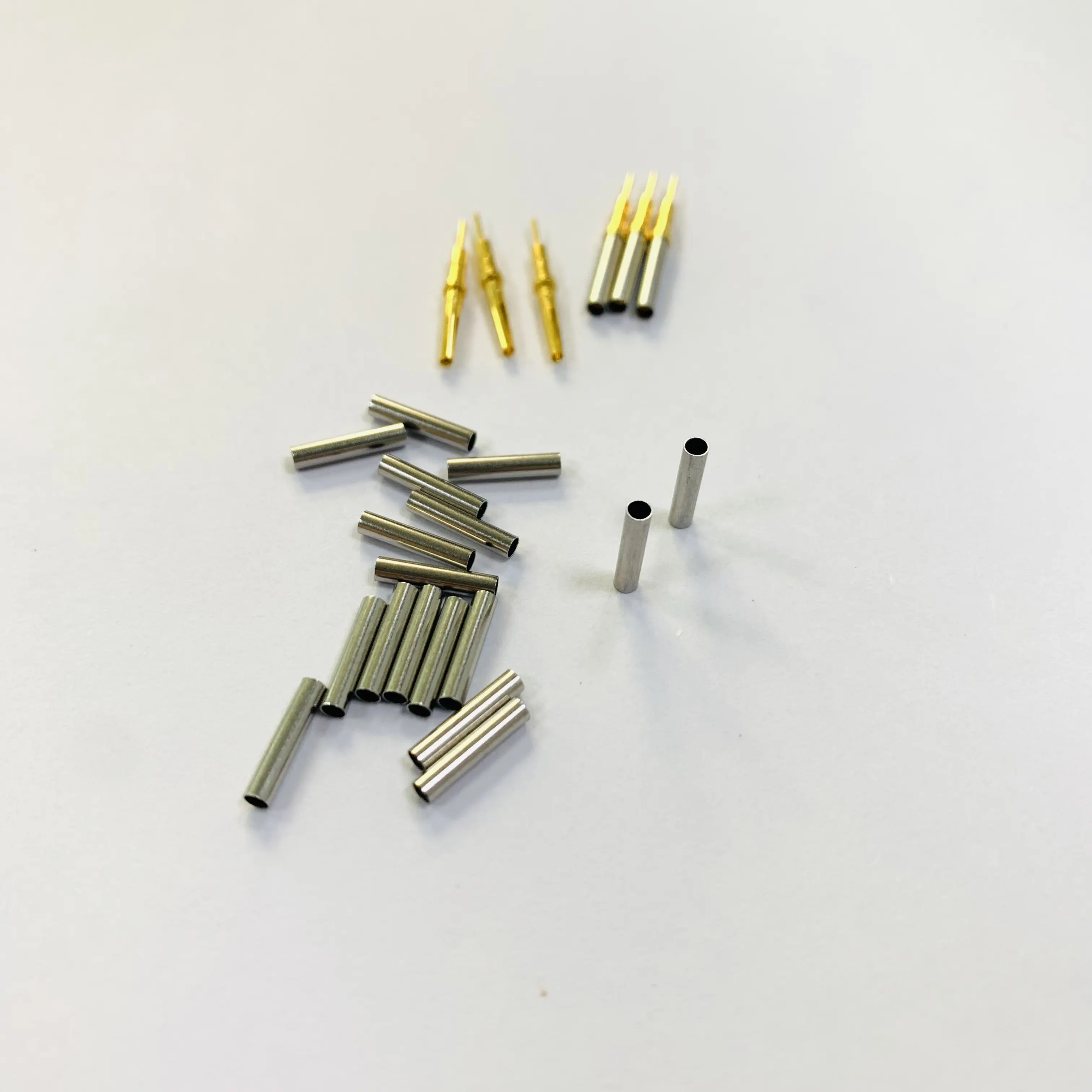Small Stainless Steel Female Medical Terminal Connector with Copper Needle Socket Accessory