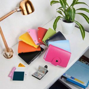 24-Card Pu Leather Business Card Holder Wallet Promotional & Corporate <b>Gifts</b> Debit & ID Card Pocket Purse - Product Image 6